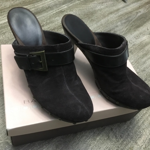 Bandolino brown suede mule slip on clogs - Picture 2 of 8